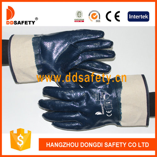 Cotton with nitrile coated gloves-DCN310